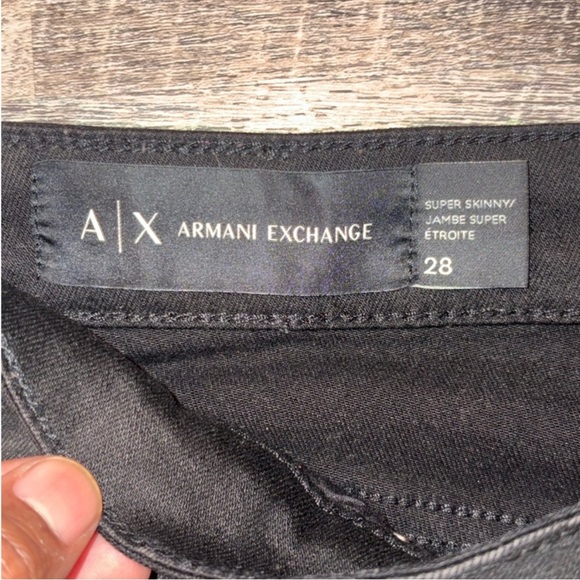 Armani Exchange Women's Black Skinny Jeans - Picture 3 of 8